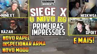 AS PRIMEIRAS IMPRESSÕES DA COMUNIDADE DO SIEGE X - O NOVO RAINBOW SIX! - MELHORES MOMENTOS LIVES R6