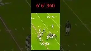 HUGE Nose Tackle takes center for a ride 💪