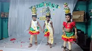 கரக நடனம் 🥰மேருகா, தணிகயன், அபிமன் #vaanivizha2025 #Ambal_preschool