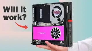 Lenovo M920X/P330 Tiny + Yestion RTX 3050 LP: Will it throttle?