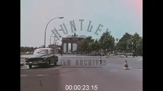 East Berlin from the back of a Moving Car, 1960s - Film 1035350