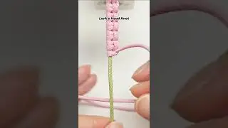 How to Tie a Lark&rsquo;s Head Knot | Basic Macrame Tutorial for Beginners  #shortstutorial #diy #macrame