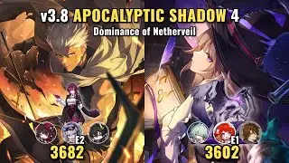 v3.8 NEW Apocalyptic Shadow No Remembrance vs Pollux | E0 Archer & E2 The Herta | Honkai Star Rail