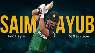 Saim Ayub X Starboy | Beat sync |🔥 #saimayub