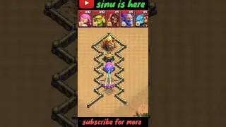 CLASH OF CLANS SUPER TROOPS ATTACK #shorts #youtubeshorts #coc #sumit007 #gaming