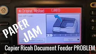 Original Misfeed J001 Document Feeder Ricoh DF2020