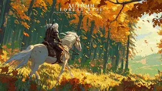 Peaceful Medieval Music For Focus & Calm | Autumn Forest Ride