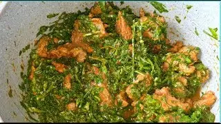 Spinach stew with beef [African Food Recipes]-Life as RuDi