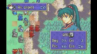 Fire Emblem 6 (GBA) - Test du sprite de Lyn (version Brave de FEH) avec son arc (fr) [FR EXCLUSIF]