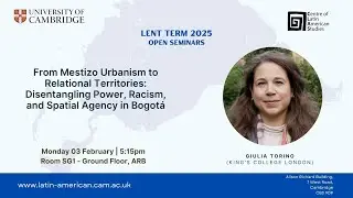 Disentangling Power, Racism, and Spatial Agency in Bogotá by Giulia Torino