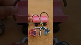 Mini tractor project mini motor water pump science project video🥰