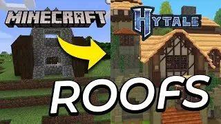 How Roofs Work In Hytale!! 🛡️#Hytale​🌾