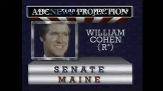1984 US Presidential Election - ABC Election Night Coverage