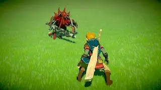 We made Lynels TINY in Tears of the Kingdom