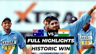 India Vs Australia CLASSIC Match Full Highlights | Historic win for India against Australia