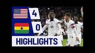 USA vs Ghana | Gio Reyna sparked a rout of Ghana, racing to a 4-0 victory ★ Highlights and Goals