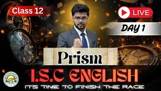 Prism (MCQS & Give Reasons) Part -1 | ISC | Class 12 | Boards 2026