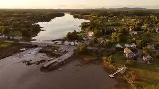 Golden hour in South Thomaston, Maine