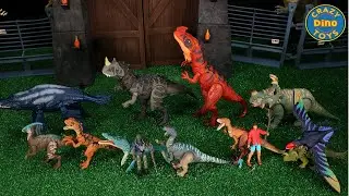 New 10 Jurassic World Survival Dinosaur Toys Unboxed Afrovenator, Ceratosaurus Brachauchenius Mattel