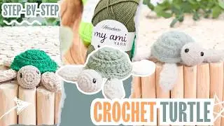 Wheat Stitch&trade; Turtle &ndash; No-Sew Amigurumi Crochet Pattern