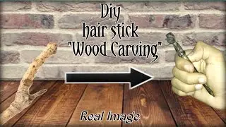 ||HOW TO MAKE WOODEN HAIR STICK ||  || WOOD CRAVING ||  || TIMELAPSE VIDEO ||