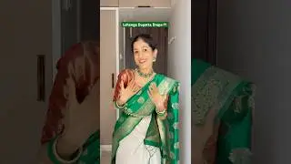Lehenga Dupatta Drape🪷 #hacks #style #stylinghacks #fashionhacks #festivewear #youtubeshorts