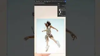 Stop, Drop и Photoshop: как создать эффект выпадающего 3D-объекта #shorts #photoshop