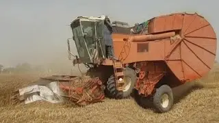 Heavy harvester | Fiat someka 112 combine harvester machin in punjab Agriculture