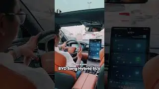Поворот экрана гибридного внедорожника BYD Song Plus #byd #bydsongplus #hybridsuv #shots #shorts ...