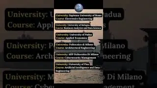 Best Italian Universities You NEED to Know About! �✨ #studyinitaly