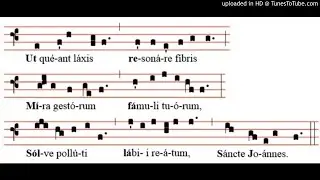 Guido D'Arezzo - Ut queant laxis
