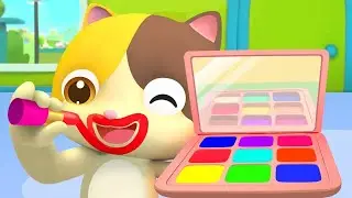 Learn Colors with Baby Kitten | Colors Song for Kids | Nursery Rhymes & Kids Songs | Mimi and Daddy