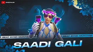 Sadi Gali  Pubg Montage | Best Pubg Montage by Rxqthugyt | pubg beatsync montage | sadi gali slowed