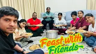 Mutton Biryani Feast with Friends at Home 🍽️ | @australiantamizhan | Nadhira Vlog
