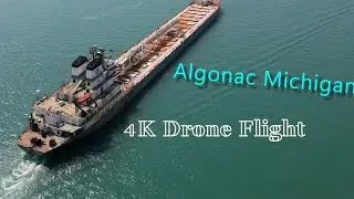 🚁 Exploring Algonac, Michigan & the Breathtaking St. Clair River from Above! 🌊🏞️