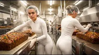 Inside the GIANT Fruitcake Factory &ndash; 70% Real Fruit Holiday Tradition | Complete Process