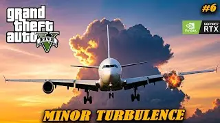 MINOR TURBULENCE | THE PLANE WAS (SAFE ?? or CARSH ??){4K 60FPS} [WALKTHROUGH] GOLD MEDAL #gta5 #4k🚀