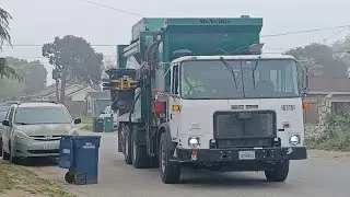 Waste Management Autocar ACX McNeilus ZR and ZR Mini