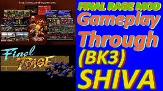 Streets Of Rage Remake V5 | Final Rage (Final Fight) MOD | Gameplay Through BK3 Shiva | Stage 1