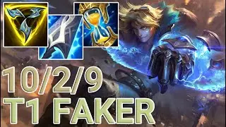 T1 Faker Ezreal Mid VS Syndra | KR GrandMaster Patch 13.11