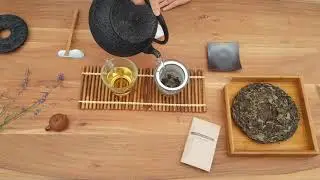 Longevity eyebrow tea (Shou mei cha) western style brew