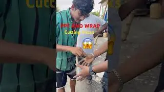 Cut The Wrap And Don&rsquo;t Pop The Balloon 🎈 Pro Wrap Expert #viral #wrap #tricks #youtube #video