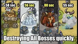 How to defeat the bosses quickly #kingdomrush #applearcade #towerdefense #gameplay #game