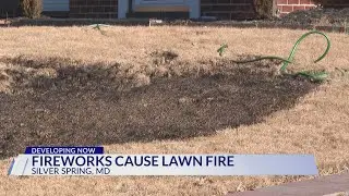 Illegal fireworks in Montgomery County cause fire on New Year's