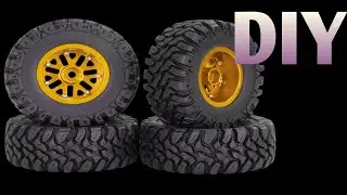 How to make rubber tires for rc car