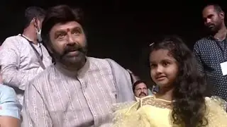 Balakrishna Cute Moments With Child Artist Deshna | Akhanda 100 Days Celebrations