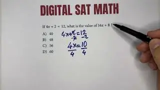 Master SAT Mathematics: Equation Solving Module 1 & 2 | Math Jamboree