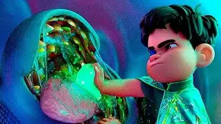 Elio creates a clone of his alien friend (2025) | Movie Scene