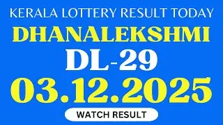 DHANALEKSHMI DL-29 KERALA LOTTERY RESULT 03.12.2025