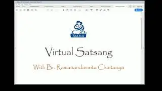 Mar 28 - Virtual Satsang with Br. Ramanandamrta Chaitanya